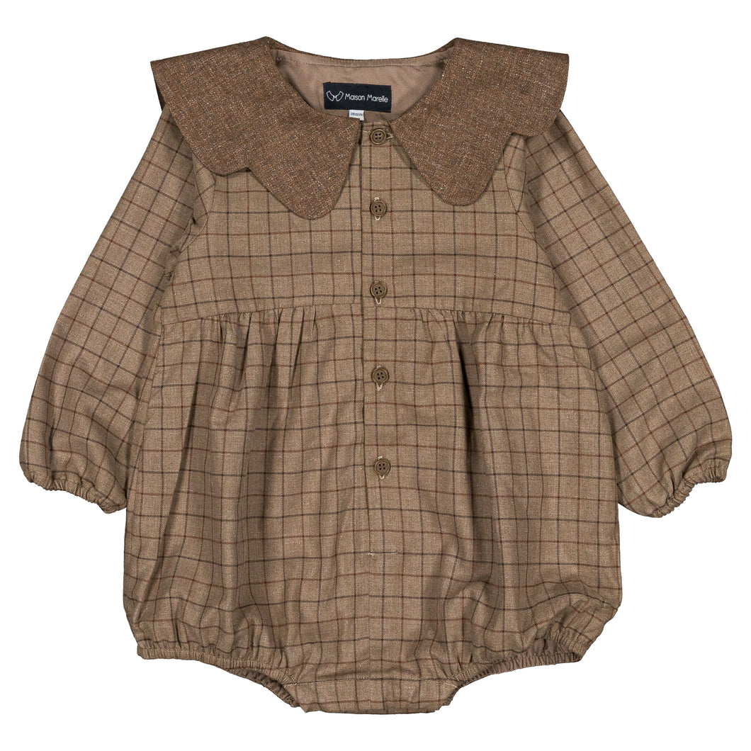 [預購] Maison Marelle - Romper NEUILLY- Brown