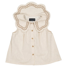 將圖片載入圖庫檢視器 Maison Marelle - Shirt BAUME- beige linen 5Y
