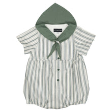 Load image into Gallery viewer, [預購] Maison Marelle - Romper ROI - Forest Green Stripes
