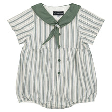 Load image into Gallery viewer, [預購] Maison Marelle - Romper ROI - Forest Green Stripes
