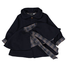 Load image into Gallery viewer, [預購] Maison Marelle - 可反穿披肩羊毛 Darcy 風衣 (Blue Wool)
