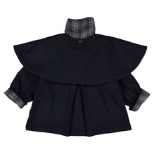 Load image into Gallery viewer, [預購] Maison Marelle - 可反穿披肩羊毛 Darcy 風衣 (Blue Wool)
