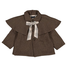 Load image into Gallery viewer, [預購] Maison Marelle - 可反穿披肩羊毛 Sherlock 風衣 (Brown Wool)
