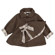 Load image into Gallery viewer, [預購] Maison Marelle - 可反穿披肩羊毛 Sherlock 風衣 (Brown Wool)
