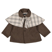 Load image into Gallery viewer, [預購] Maison Marelle - 可反穿披肩羊毛 Sherlock 風衣 (Brown Wool)

