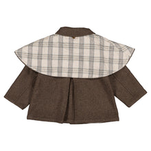 Load image into Gallery viewer, [預購] Maison Marelle - 可拆式披肩羊毛 Sherlock 風衣 (Brown Wool)
