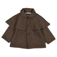 Load image into Gallery viewer, [預購] Maison Marelle - 可拆式披肩羊毛 Sherlock 風衣 (Brown Wool)
