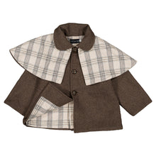 Load image into Gallery viewer, [預購] Maison Marelle - 可拆式披肩羊毛 Sherlock 風衣 (Brown Wool)
