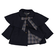 Load image into Gallery viewer, [預購] Maison Marelle - 可反穿披肩羊毛 Darcy 風衣 (Blue Wool)
