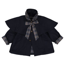 Load image into Gallery viewer, [預購] Maison Marelle - 可反穿披肩羊毛 Darcy 風衣 (Blue Wool)

