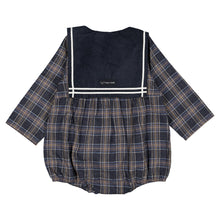 Load image into Gallery viewer, [預購] Maison Marelle - Romper Bac Blue Tartan
