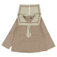 將圖片載入圖庫檢視器 [預購] Maison Marelle - Blouse Choisy Olive Check

