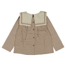 將圖片載入圖庫檢視器 [預購] Maison Marelle - Blouse Choisy Olive Check
