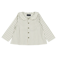 將圖片載入圖庫檢視器 [預購] Maison Marelle - Shirt Monceau Sauge Stripes

