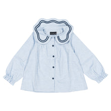 Load image into Gallery viewer, [預購] Maison Marelle - Blouse Passy Heathered Blue
