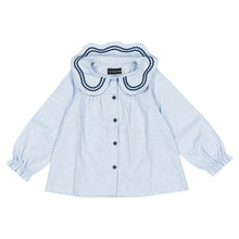 Load image into Gallery viewer, [預購] Maison Marelle - Blouse Passy Heathered Blue

