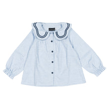 Load image into Gallery viewer, [預購] Maison Marelle - Blouse Passy Heathered Blue
