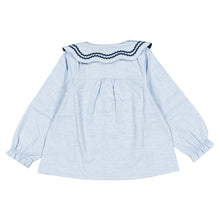 Load image into Gallery viewer, [預購] Maison Marelle - Blouse Passy Heathered Blue
