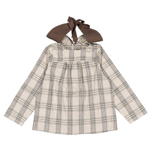 Load image into Gallery viewer, [預購] Maison Marelle - Blouse Berri Beige Tartan
