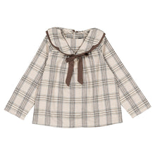 Load image into Gallery viewer, [預購] Maison Marelle - Blouse Berri Beige Tartan
