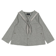 Load image into Gallery viewer, [預購] Maison Marelle - Blouse Chaptal Grey Houndstooth
