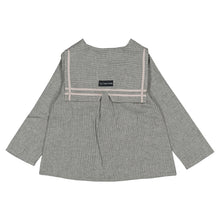 Load image into Gallery viewer, [預購] Maison Marelle - Blouse Chaptal Grey Houndstooth
