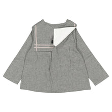 Load image into Gallery viewer, [預購] Maison Marelle - Blouse Chaptal Grey Houndstooth
