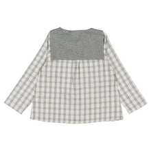 Load image into Gallery viewer, [預購] Maison Marelle - Blouse Monge Grey Tartan
