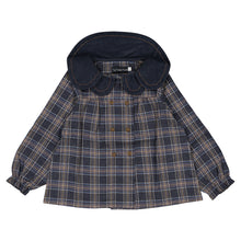 Load image into Gallery viewer, [預購] Maison Marelle - Blouse Nollet Blue Tartan
