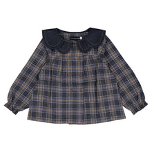 Load image into Gallery viewer, [預購] Maison Marelle - Blouse Nollet Blue Tartan

