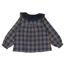 Load image into Gallery viewer, [預購] Maison Marelle - Blouse Nollet Blue Tartan
