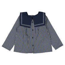Load image into Gallery viewer, [預購] Maison Marelle - Blouse Choisy Blue&amp;Ecru Check
