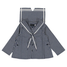 Load image into Gallery viewer, [預購] Maison Marelle - Blouse Chaptal Blue&amp;Ecru Check
