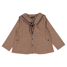 Load image into Gallery viewer, [預購] Maison Marelle - Blouse Chaptal Brown Houndsthooth
