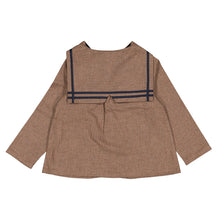 Load image into Gallery viewer, [預購] Maison Marelle - Blouse Chaptal Brown Houndsthooth
