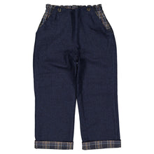 將圖片載入圖庫檢視器 [預購] Maison Marelle - Pants Lebon Blue Chevron / Blue Tartan
