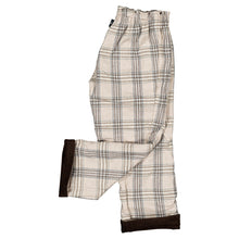 將圖片載入圖庫檢視器 [預購] Maison Marelle - Pants Lebon Brown Velvet / Beige Tartan
