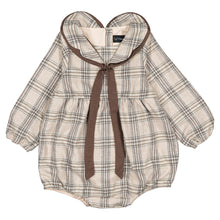 Load image into Gallery viewer, [預購] Maison Marelle - Romper Cadet Beige Tartan
