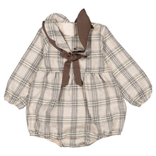 Load image into Gallery viewer, [預購] Maison Marelle - Romper Cadet Beige Tartan
