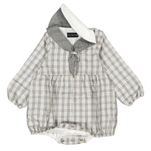 Load image into Gallery viewer, [預購] Maison Marelle - Romper Roi Grey Tartan

