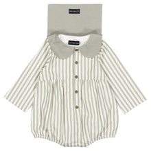 Load image into Gallery viewer, [預購] Maison Marelle - Romper Bac Sage Stripes
