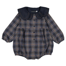 Load image into Gallery viewer, [預購] Maison Marelle - Romper Lota Blue Tartan
