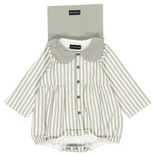 Load image into Gallery viewer, [預購] Maison Marelle - Romper Bac Sage Stripes

