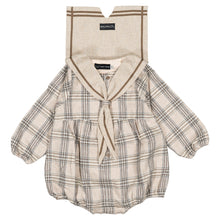 Load image into Gallery viewer, [預購] Maison Marelle - Romper Mazet Beige Tartan
