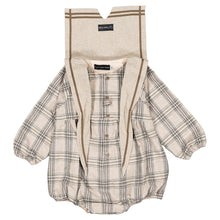 Load image into Gallery viewer, [預購] Maison Marelle - Romper Mazet Beige Tartan
