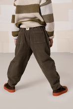 Load image into Gallery viewer, Studio Boheme -  Carrot Pants (Dark Taupe) 18M-6Y
