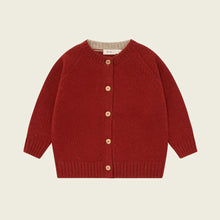 Load image into Gallery viewer, Organic Zoo - Paprika Wool Cardigan
