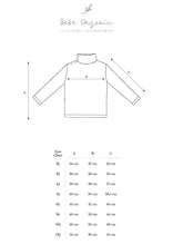 Load image into Gallery viewer, Bebe Organic - Paz Turtleneck 2-6Y
