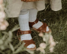 Load image into Gallery viewer, Petit Nord - Crossover Sandal (Cognac)
