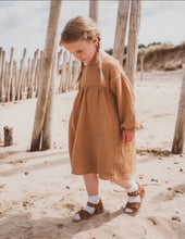 Load image into Gallery viewer, Petit Nord - Crossover Sandal (Cognac)

